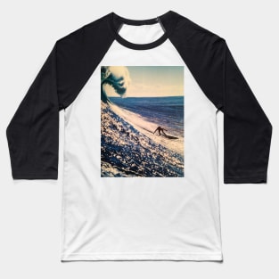 vintage surf poster california Baseball T-Shirt